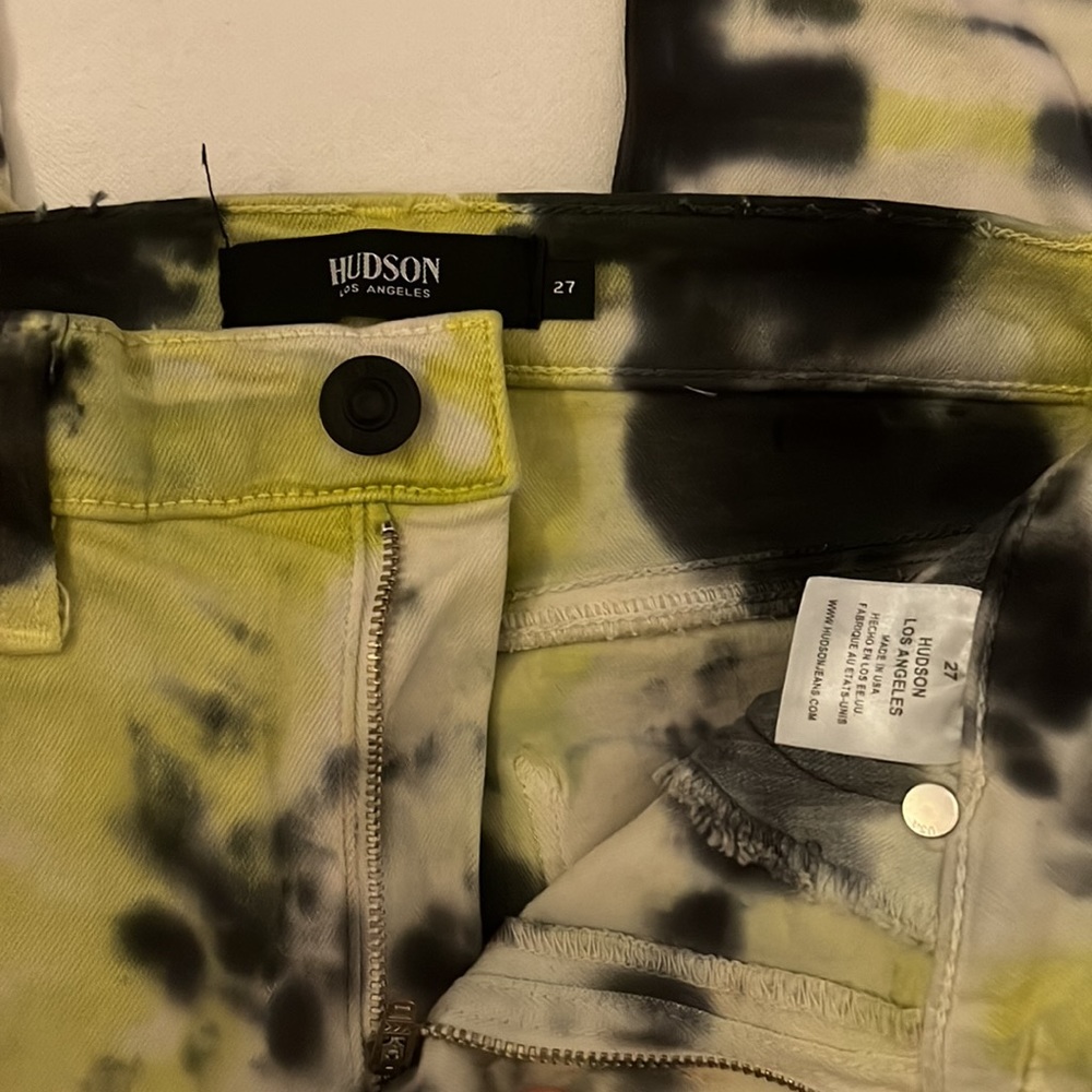 Hudson Holly High Rise Tye Dye Skinny Jeans - Picture 4 of 5
